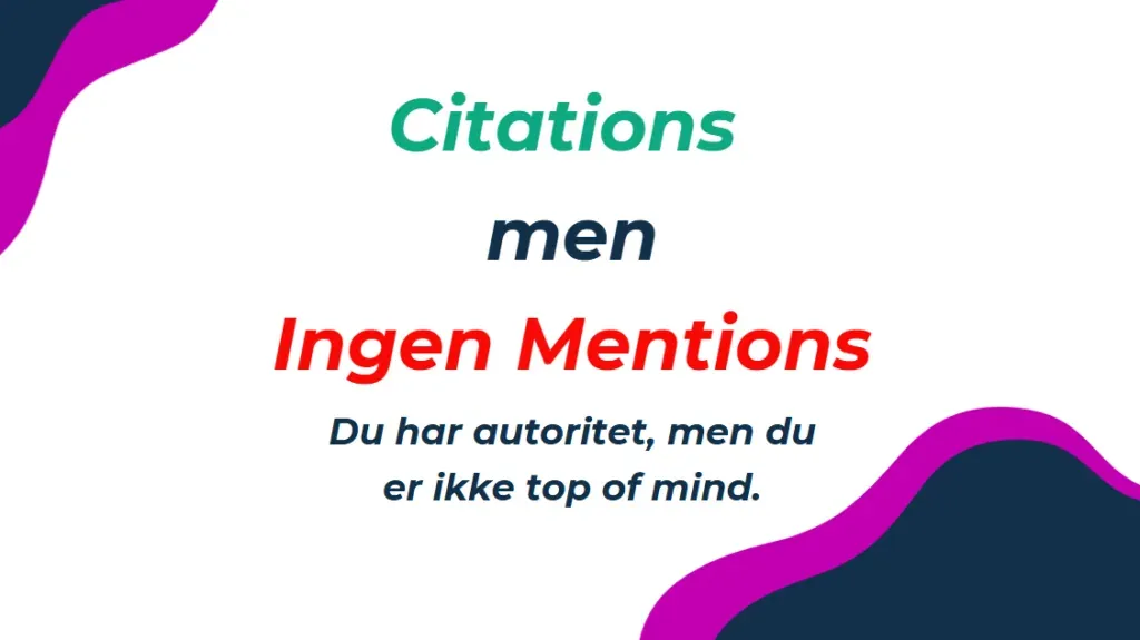 citations tilstede, men ikke mentions