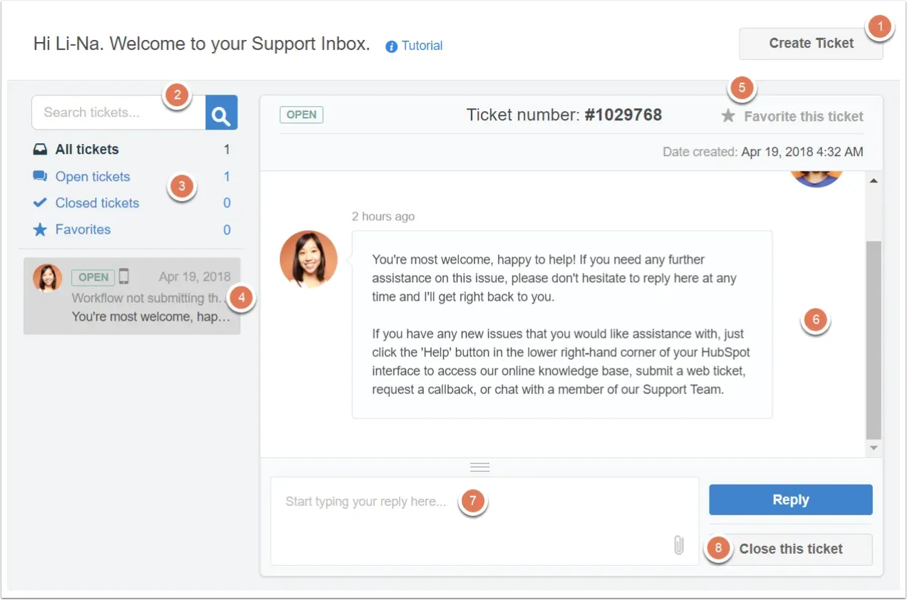 How do I open a HubSpot support ticket?