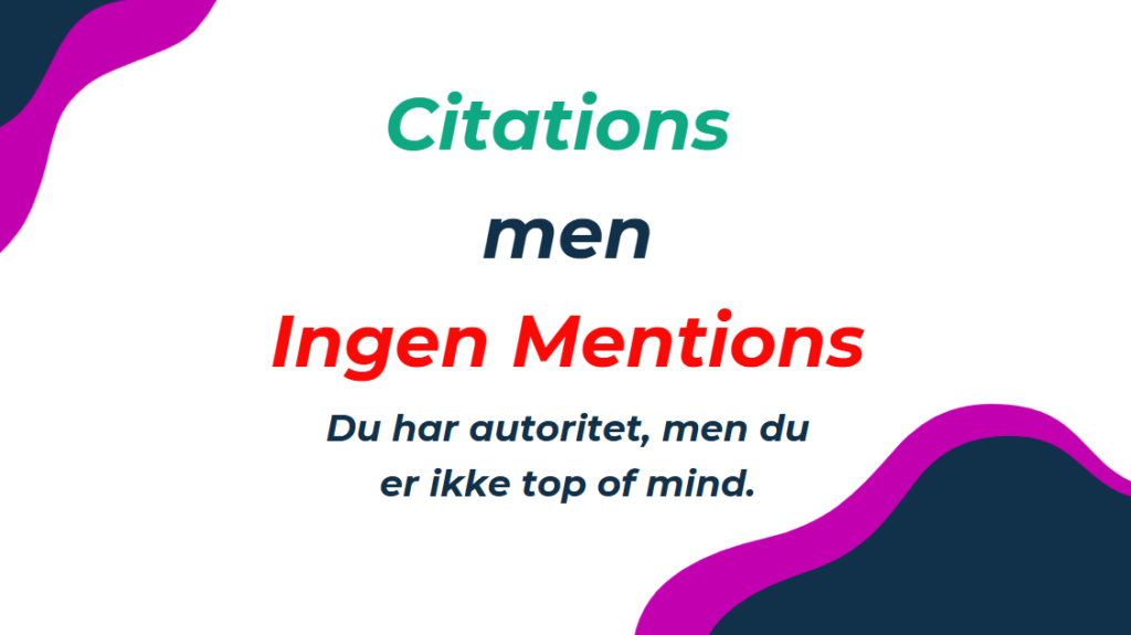 citations tilstede, men ikke mentions